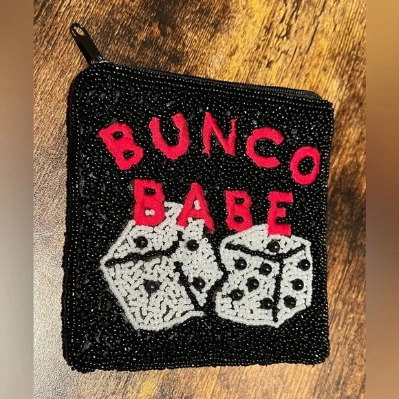 C. Marie Bags | Bunco Babe beaded coin purse. - Picture 2 of 9